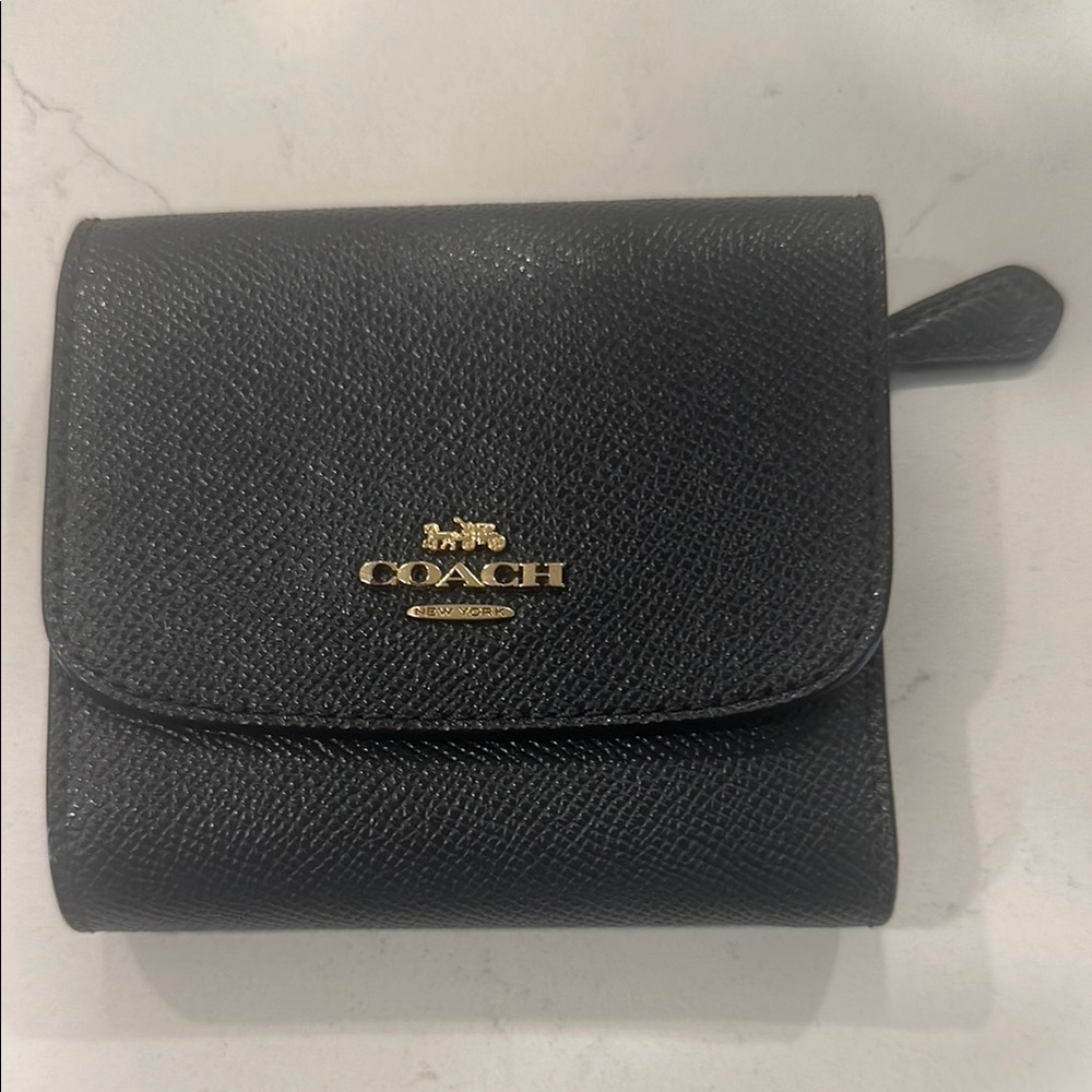 Coach Black Leather Wallet